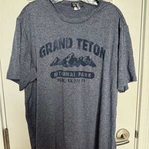 Grand Teton Graphic T-Shirt - Blue